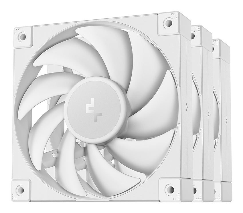 DeepCool FD12 WH-3 IN 1 Computer case Fan 12 cm White 3 pc(s) Cooling