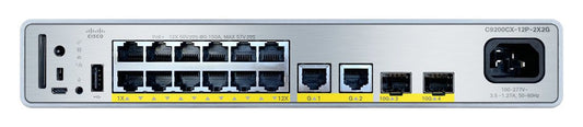 Cisco C9200CX-12P-2X2G-A network switch PoE