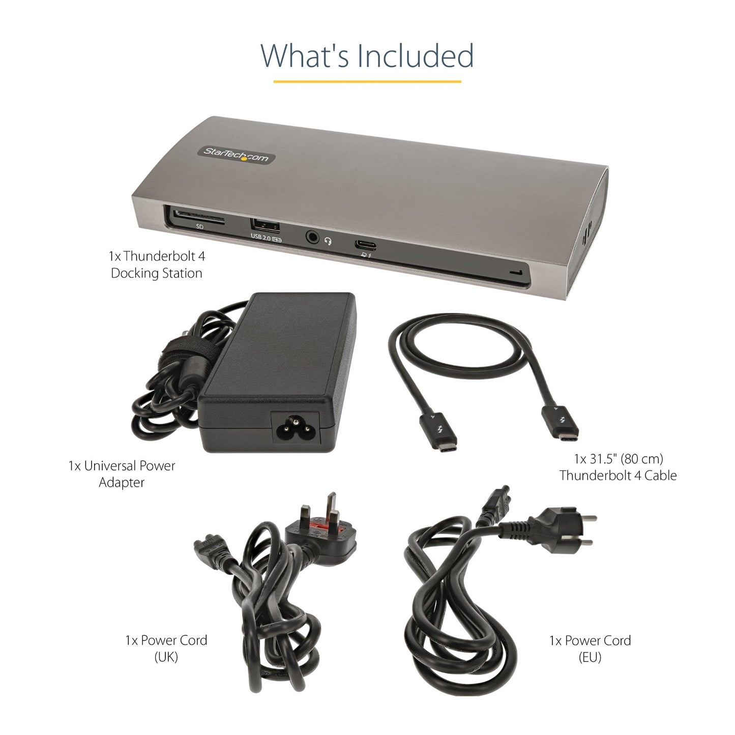 StarTech.com for MacBook Pro Thunderbolt 4 Docking Station 96W