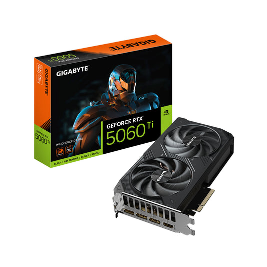 Gigabyte WINDFORCE OC GeForce RTX 5060 Ti 16GB GDDR7 Graphics Card