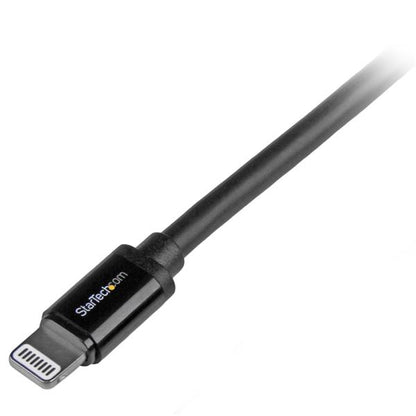 StarTech.com 2 m (6 ft.) USB to Lightning Cable - Long iPhone / iPad / iPod Charger (Black)