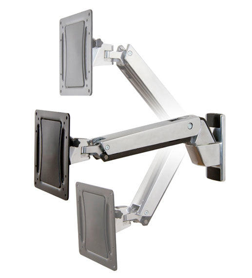 Ergotron Interactive Arm, HD monitor mount / stand 139.7 cm (55") Wall Aluminium