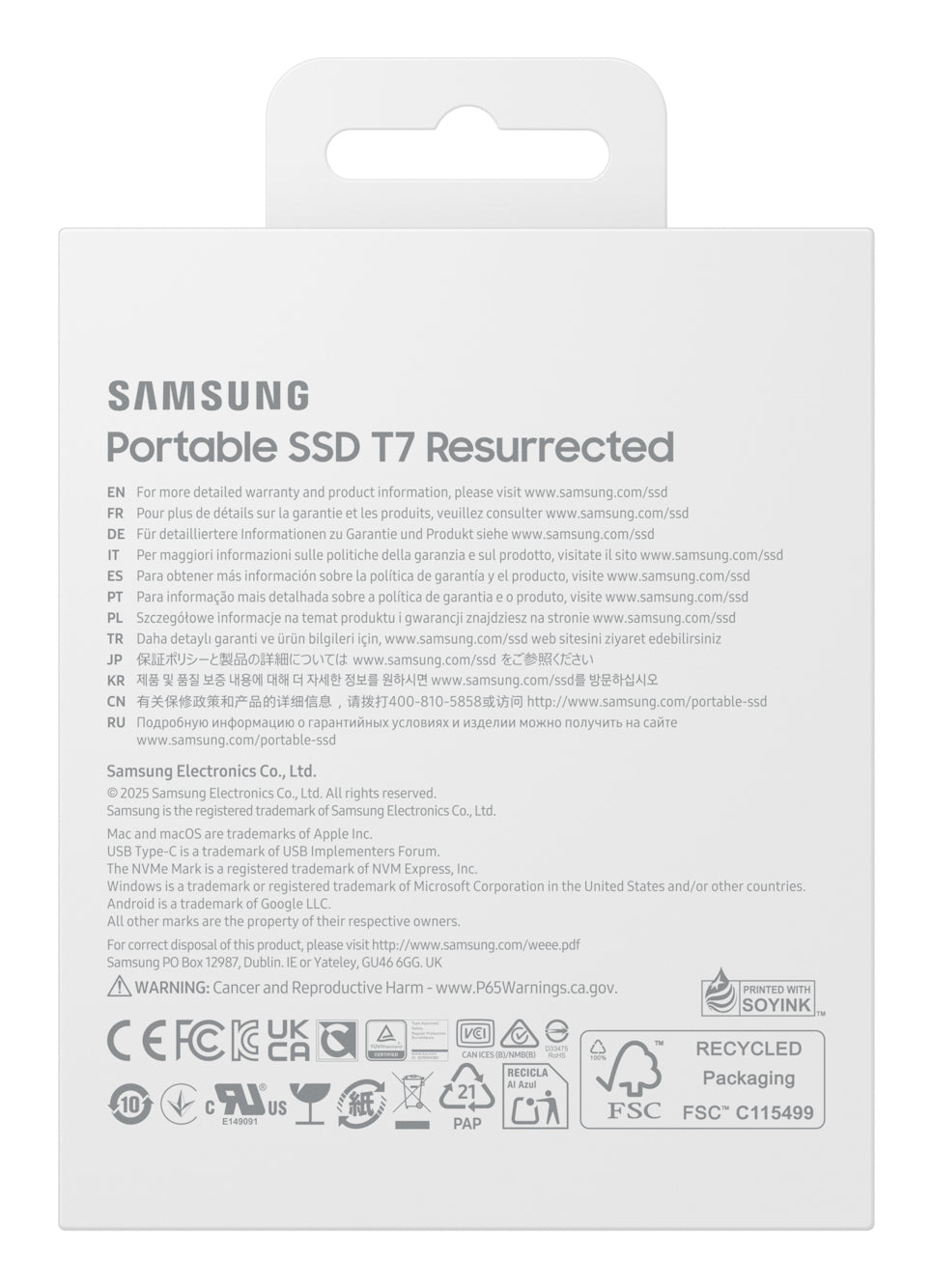 Samsung MU-PD2T0G/WW 2TB SSD