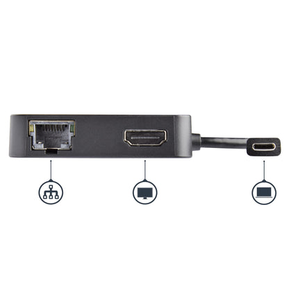 StarTech.com Multiport Adapter Portable Thunderbolt 3 Docking Station