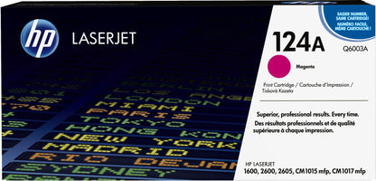 HP Q6003A/124A Magenta Toner Cartridge (2K pages, HP Color LaserJet 2600)