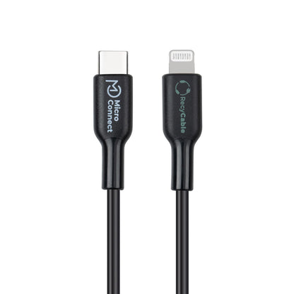 Microconnect ECO-USB3.1CL1 lightning cable 1 m Black