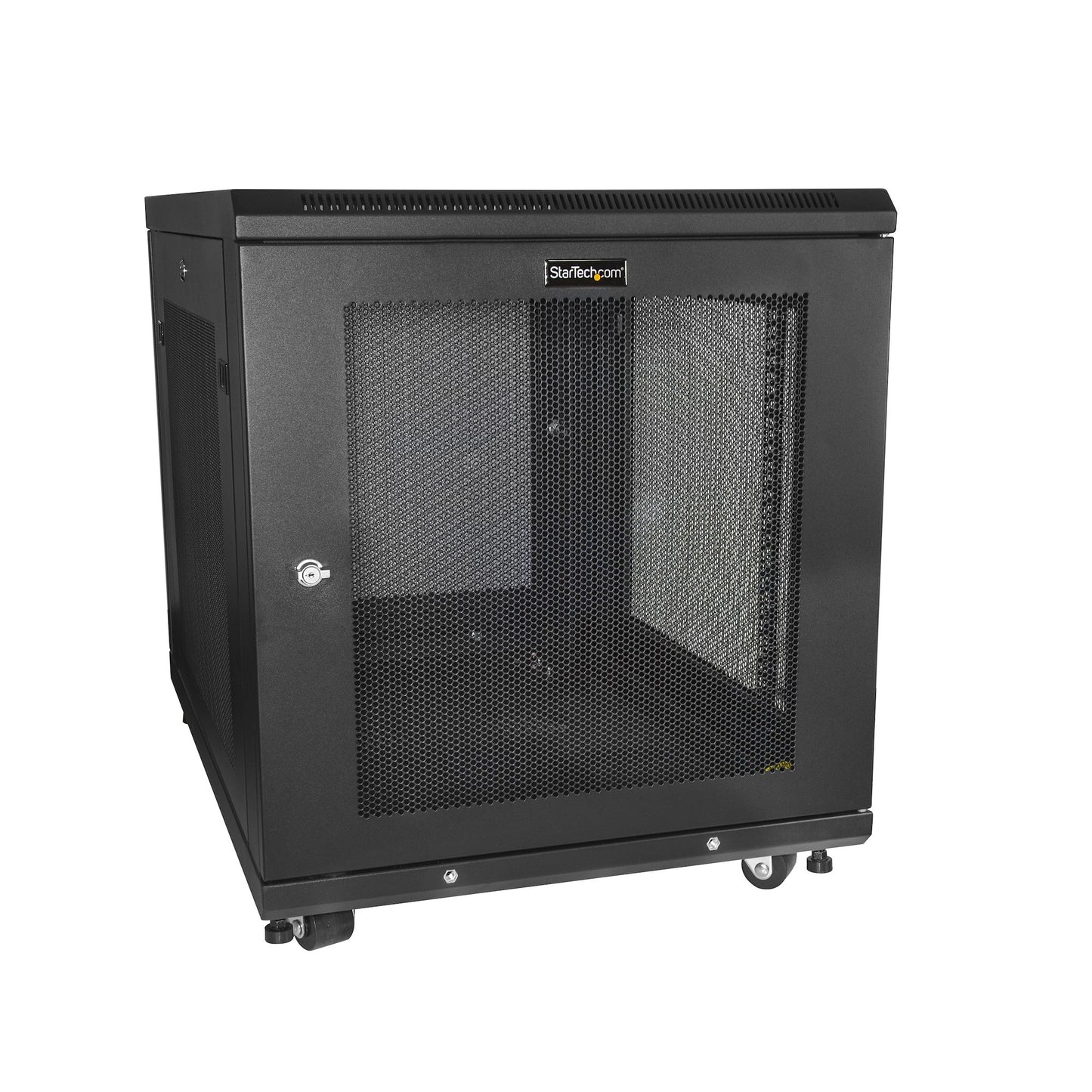StarTech.com 12U Enterprise-Grade Server Rack Cabinet Kit, 19in Enclosed 4-Post Rack