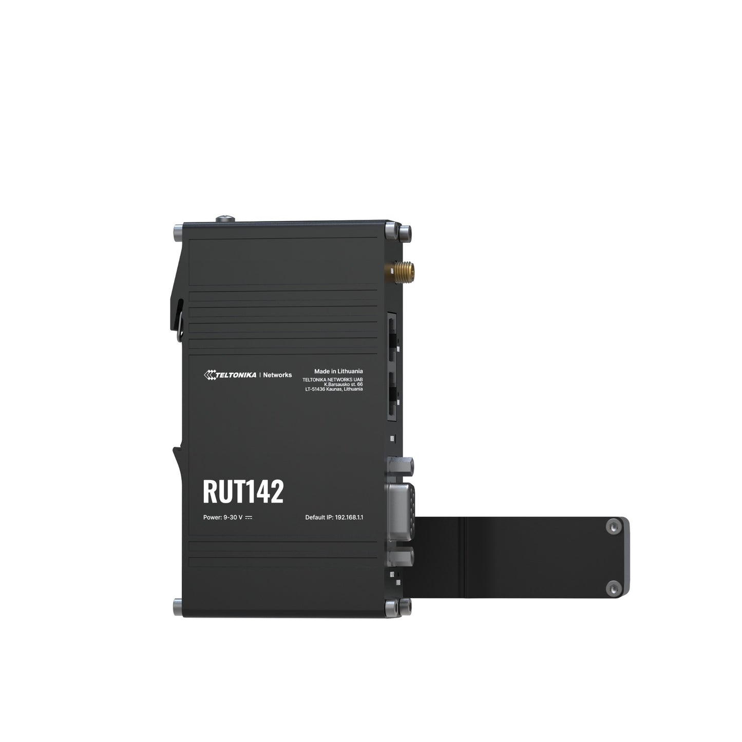 TELTONIKA Industrial router RUT142 WiFi 4, RS232, 2x RJ45 100Mb/s, IP30 Networking