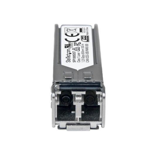StarTech.com MSA Uncoded SFP Module - 1000BASE-SX - 1GbE Multi Mode Fiber (MMF) Optic Transceiver - 1GE Gigabit Ethernet SFP - LC 550m - 850nm - DDM Networking