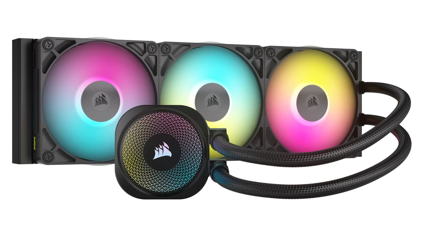 Corsair iCUE LINK TITAN RX RGB Processor All-in-one liquid cooler 12 cm Black 1 pc(s) Cooling