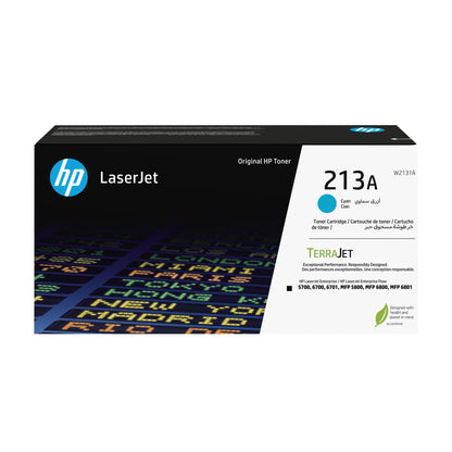 HP W2131A/213A Cyan Toner Cartridge (3K pages)