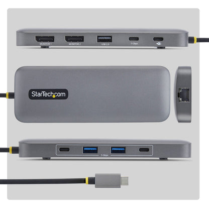 StarTech.com 10-in-1 Dual-DisplayPort Multiport USB-C Docking Station