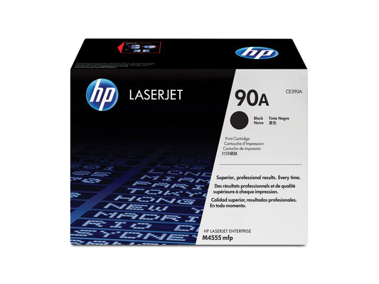 HP CE390A/90A Black Toner Cartridge (10K pages)