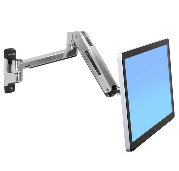 Ergotron LX HD Sit-Stand 116.8 cm (46") Silver Wall Mount