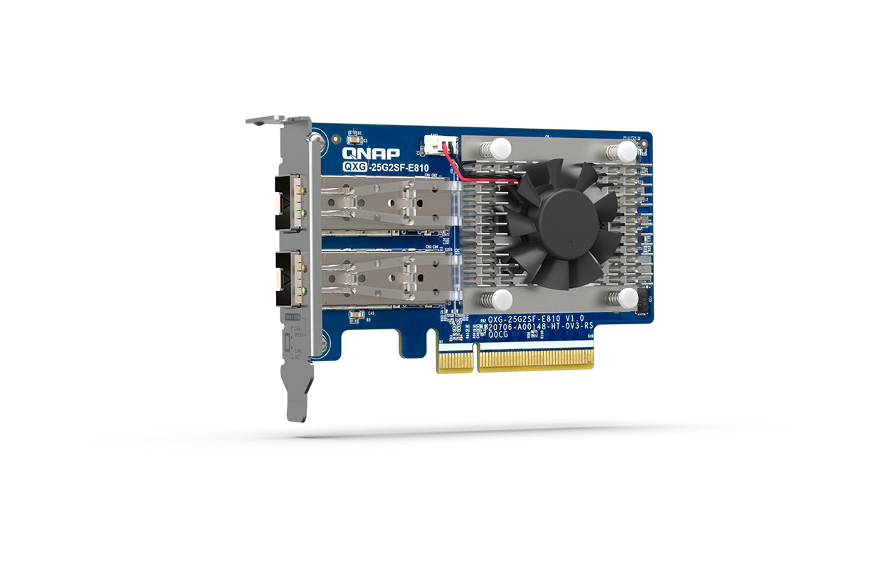 QNAP QXG-25G2SF-E810 network card Internal Fiber 25000 Mbit/s Network Adapter