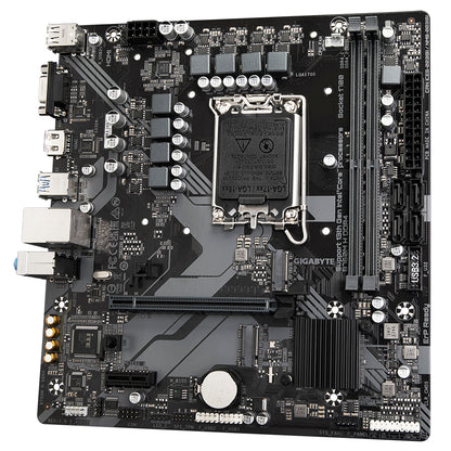 Gigabyte B760M H DDR4 Motherboard - Supports Intel Core 14th Gen CPUs, 6+1+1 Phases