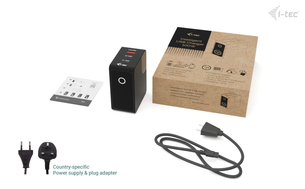 i-tec 100W Intelligent Multiport USB Charger