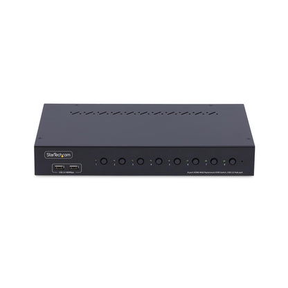 StarTech.com 8-Port HDMI KVM Switch with 1U Rack Mount Kit, 4K 60Hz HDMI 2.0