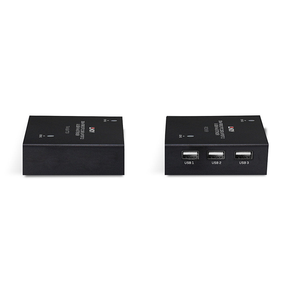 Lindy 300m Fibre Optic DisplayPort 1.2 and USB KVM Extender KVM Switch