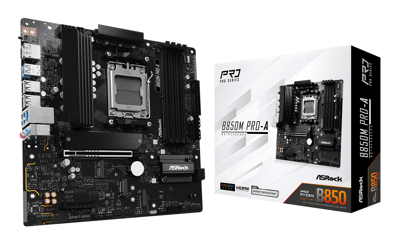 Asrock B850M Pro-A AMD B850 Socket AM5 micro ATX Motherboard