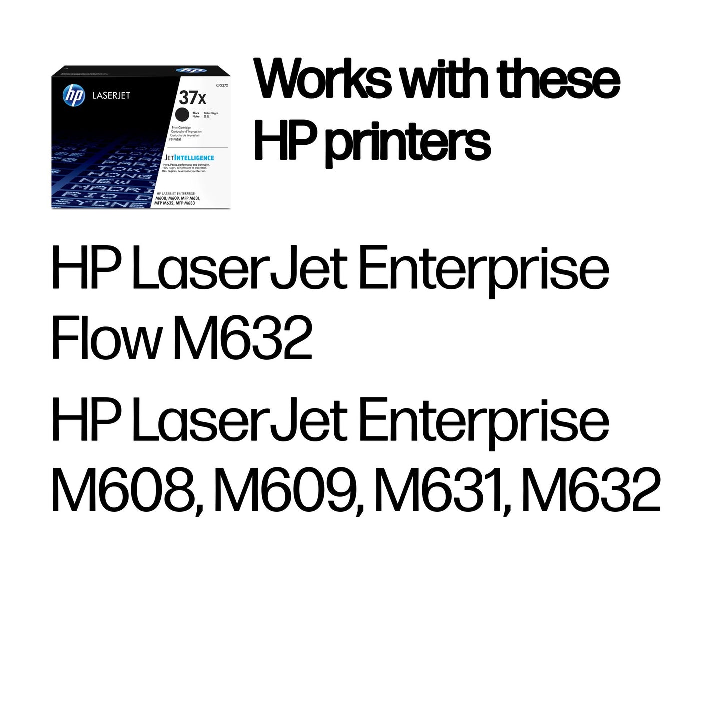 HP CF237X/37X Toner Cartridge (25K pages)