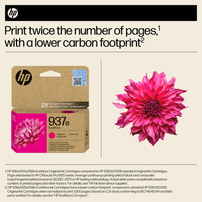 HP 4S6W7NE/937E Magenta Ink Cartridge (1.65K pages)