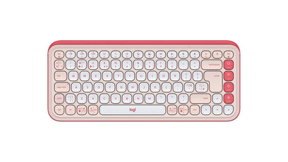 Logitech POP Icon Keys Wireless Keyboard UK