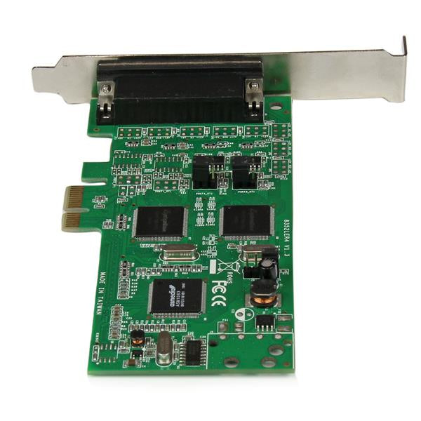 StarTech.com 4 Port PCI Express PCIe Serial Combo Card - 2 x RS232 2 x RS422 / RS485 Hub