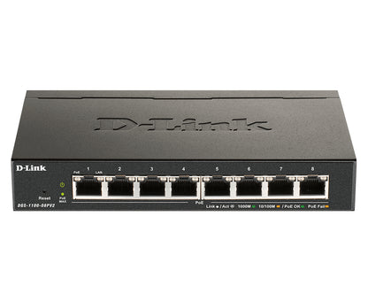 D-Link DGS-1100-08PV2/B network switch PoE