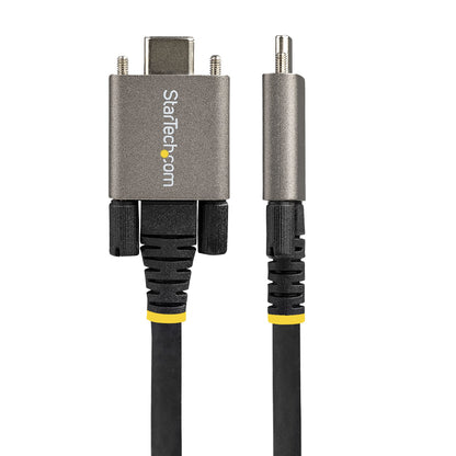 StarTech.com 20in (50cm) USB-C Cable, Side Screw Locking, USB 10Gbps, 100W (5A)