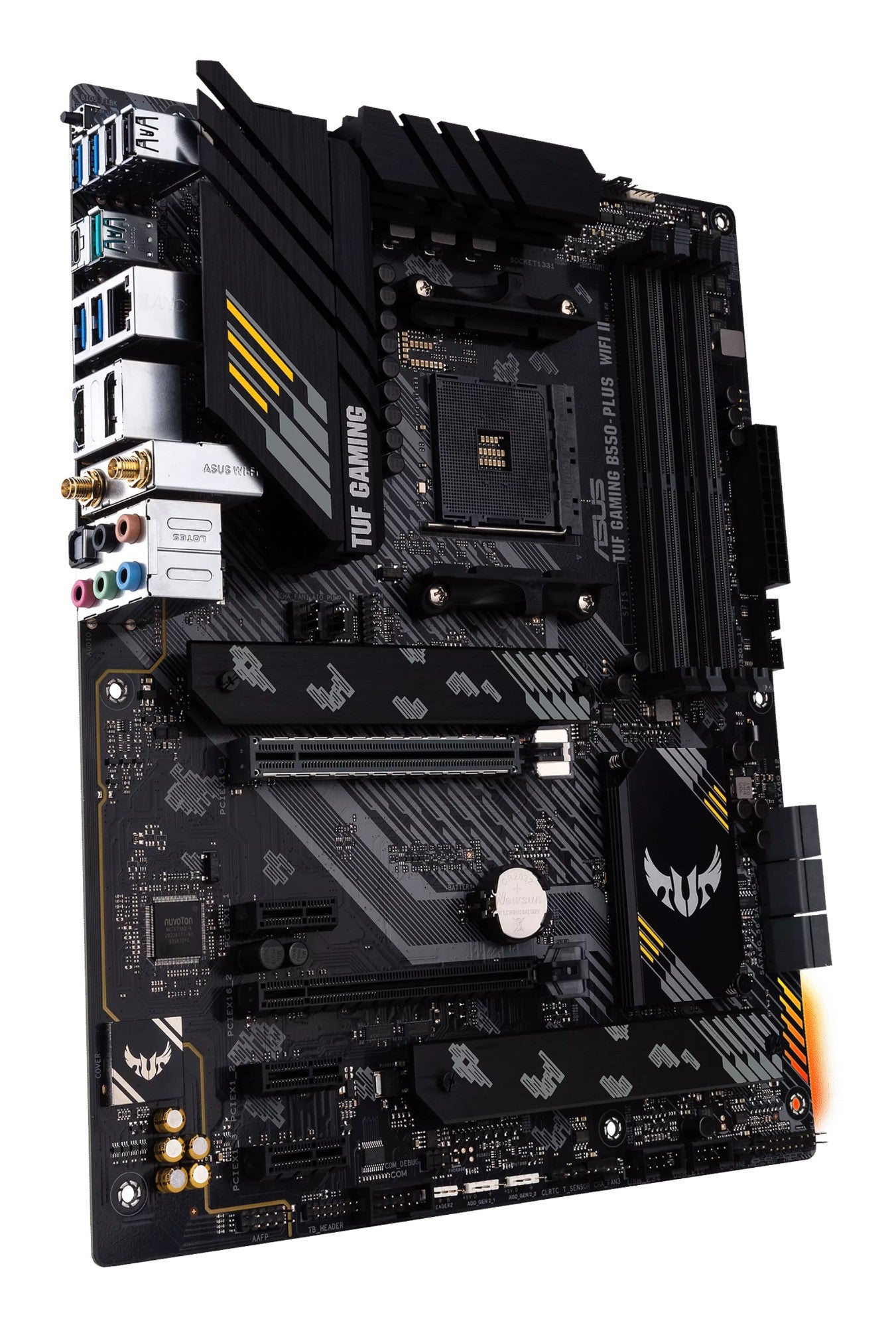 ASUS TUF GAMING B550-PLUS WIFI II AMD B550 Socket AM4 ATX Motherboard
