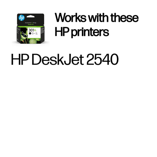 HP CH563EE/301XL Black Ink Cartridge (430 pages)