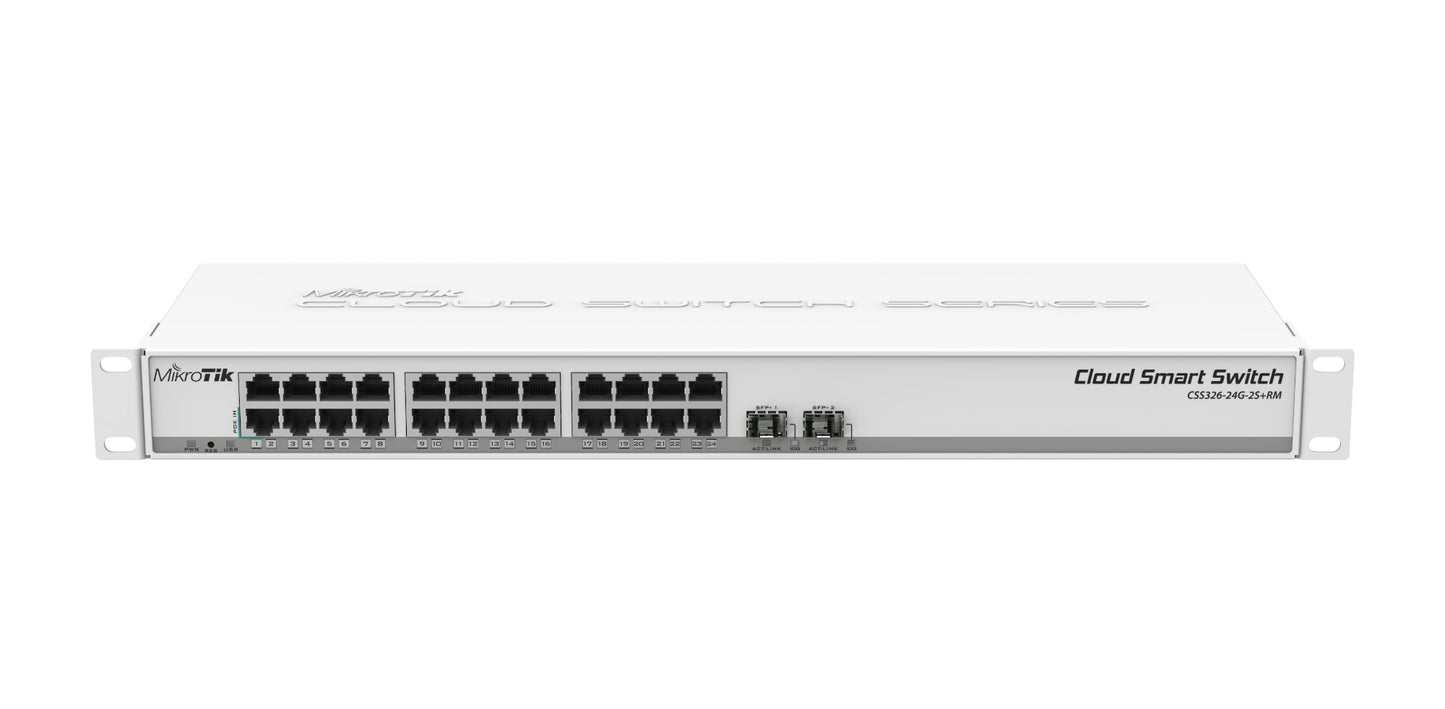 Mikrotik CSS326-24G-2S+RM network switch PoE