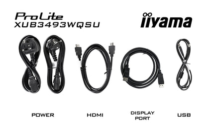 iiyama ProLite XUB3493WQSU-B6 34" UWQHD IPS 120Hz Monitor