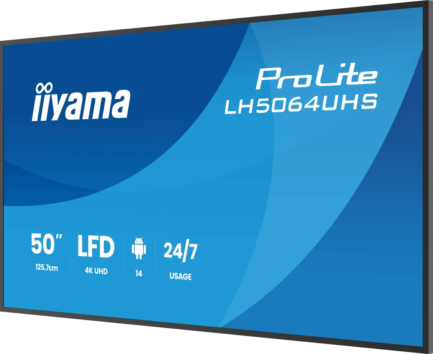 iiyama LH5064UHS-B1AG Signage Display Digital signage flat panel 50" 4K UHD IPS Monitor
