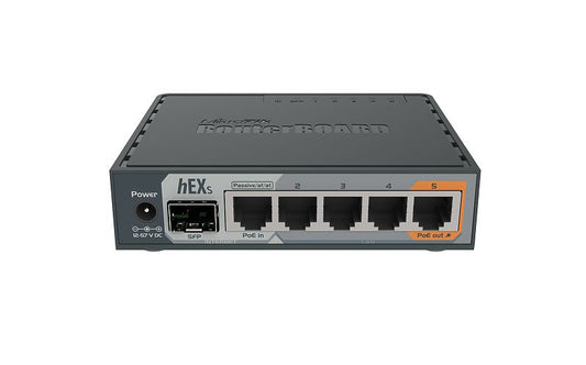 Mikrotik hEX S wired router Gigabit Ethernet Black Networking