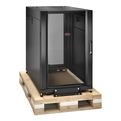 APC NetShelter SX, Server Rack Enclosure, 18U, Shock Packaging, Black, 925H x 600W x