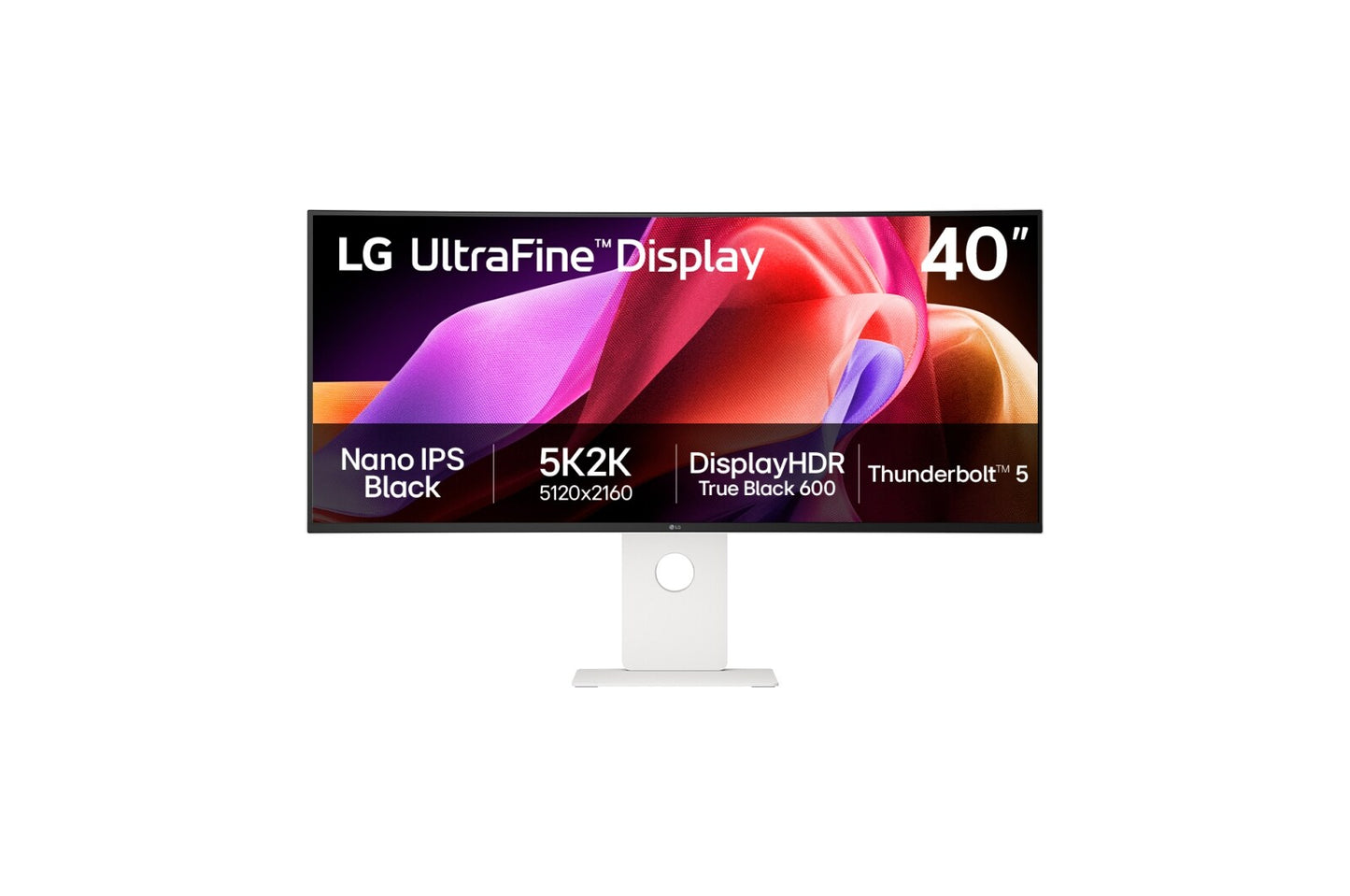 LG 40U990A-W 39.7" 5K2K IPS 120Hz Curved Monitor