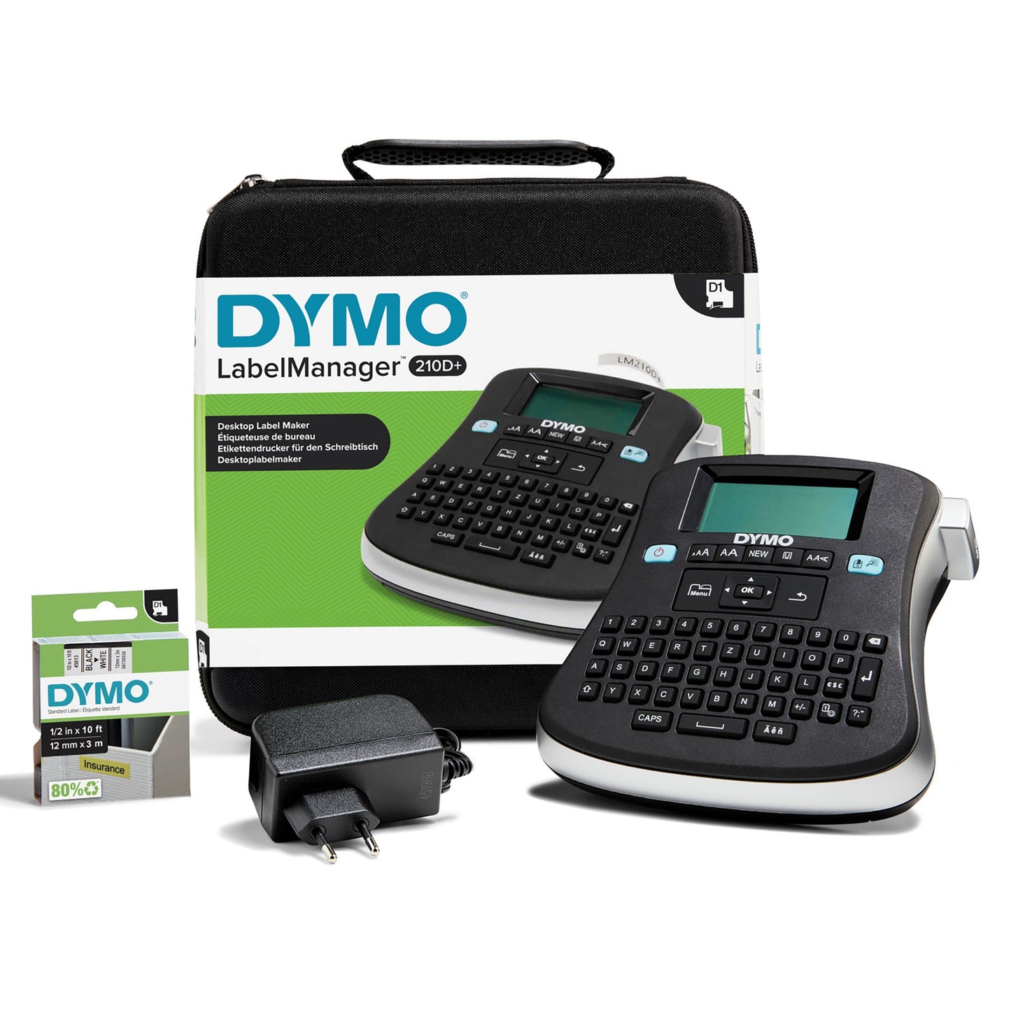 DYMO LabelManager ™ 210D QWERTZ Kitcase Label Printer