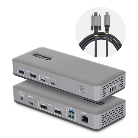 StarTech.com Dual-Monitor USB-C Docking Station 100W (201UE)