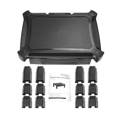 StarTech.com Monitor Riser - Drawer - Height Adjustable - For up to 32" (22lb/10kg) Mount