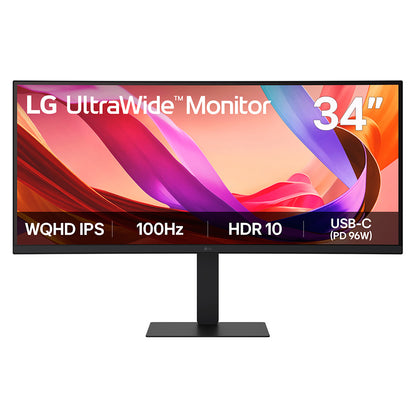 LG IPS Ultrawide 34" UWQHD IPS 100Hz Curved Monitor