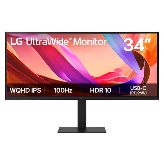 LG IPS Ultrawide 34" UWQHD IPS 100Hz Curved Monitor