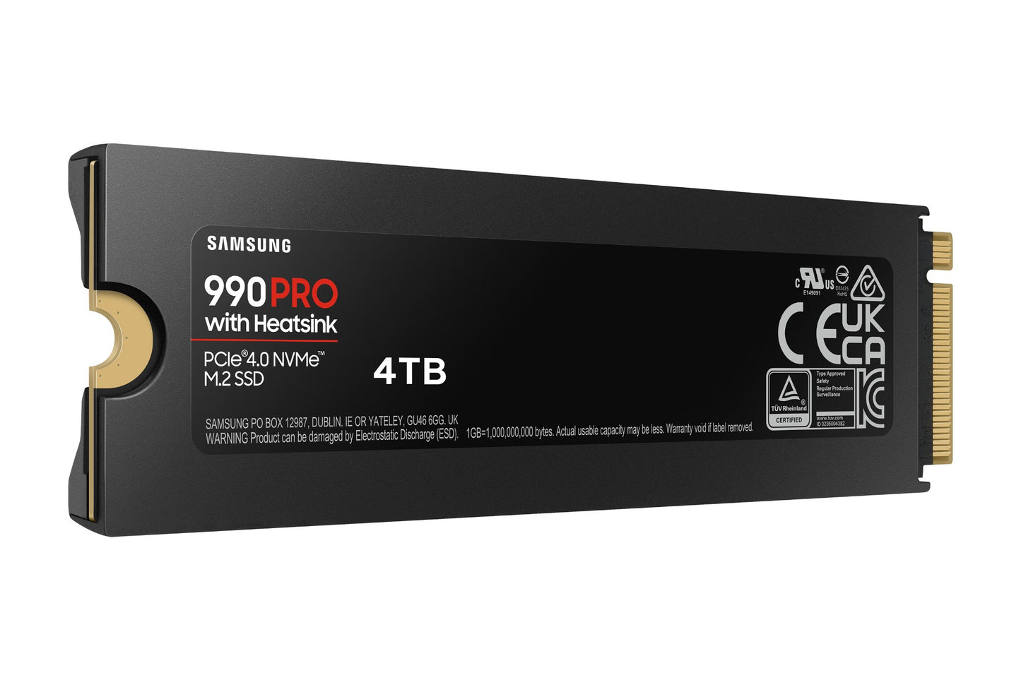 Samsung MZ-V9P4T0GW 4TB M.2 NVMe PCIe Gen4 SSD