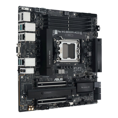 ASUS PRO WS B850M-ACE SE AMD B850 Socket AM5 micro ATX Motherboard