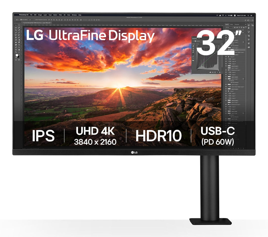 LG UltraFine 32UN880K 31.5" 4K UHD IPS Monitor