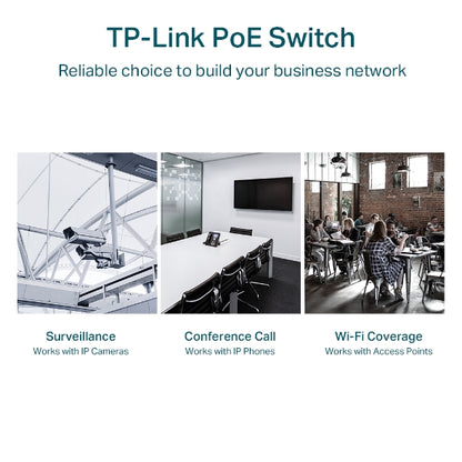 TP-LINK 18-Port Gigabit Easy Smart PoE Switch with 16-Port PoE+