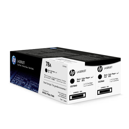 HP CE278AD/78A Black Toner Cartridge (2.1K pages, HP Pro P 1600)