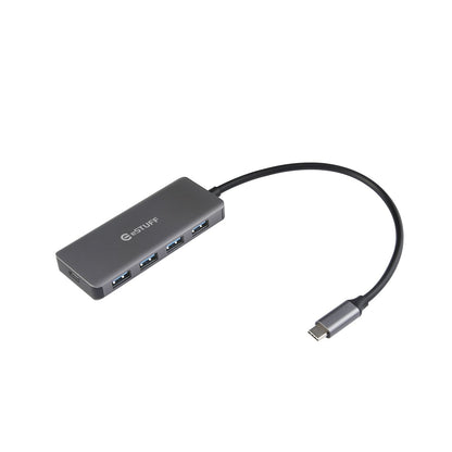 eSTUFF ES623007 interface hub USB 3.2 Gen 1 (3.1 Gen 1) Type-C 5000 Mbit/s Aluminium