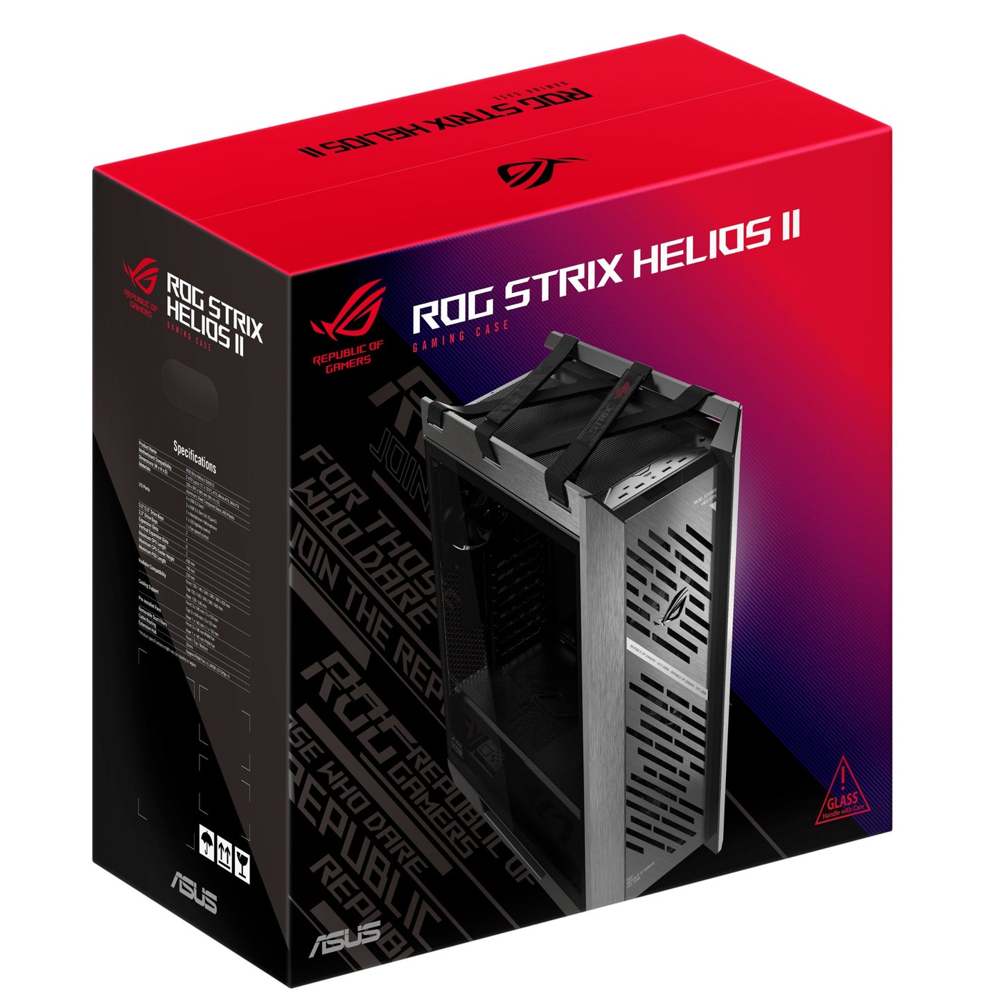 ASUS ROG Strix Helios II GX601S Midi Tower Black PC Case